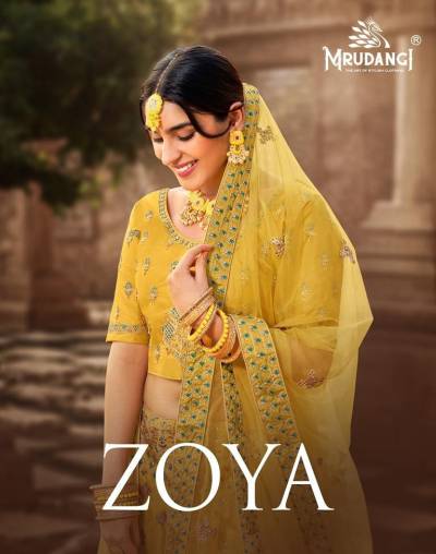 Zoya By Mrudangi Designer Wedding Bridal Wear Attractive Lehenga Choli